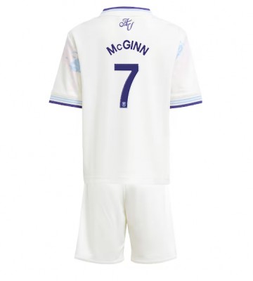 Aston Villa John McGinn #7 Replika Babytøj Tredje sæt Børn 2025-26 Kortærmet (+ Korte bukser)